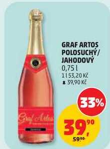 GRAF ARTOS POLOSUCHÝ/ JAHODOVÝ, 0,75 l