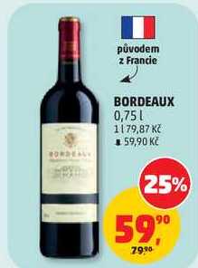BORDEAUX, 0,75 l