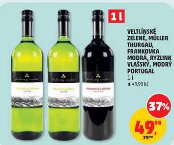 VELTLÍNSKÉ ZELENÉ, 1 l