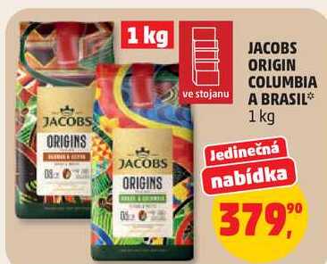 JACOBS ORIGIN COLUMBIA A BRASIL, 1 kg