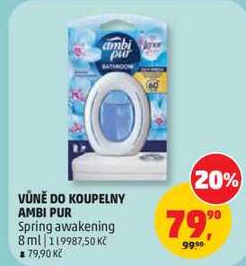 VŮNĚ DO KOUPELNY AMBI PUR Spring awakening, 8ml