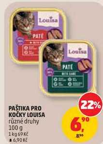 PAŠTIKA PRO KOČKY LOUISA různé druhy, 100 g