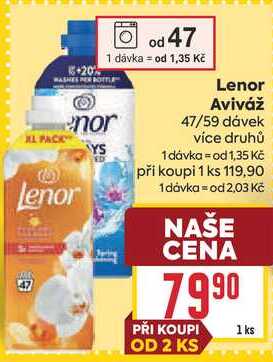Lenor Aviváž 47/59 dávek  