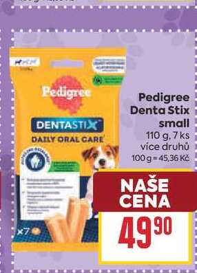 Pedigree- Denta Stix small 110 g, 7 ks
