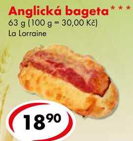 Anglická bageta, 63 g 