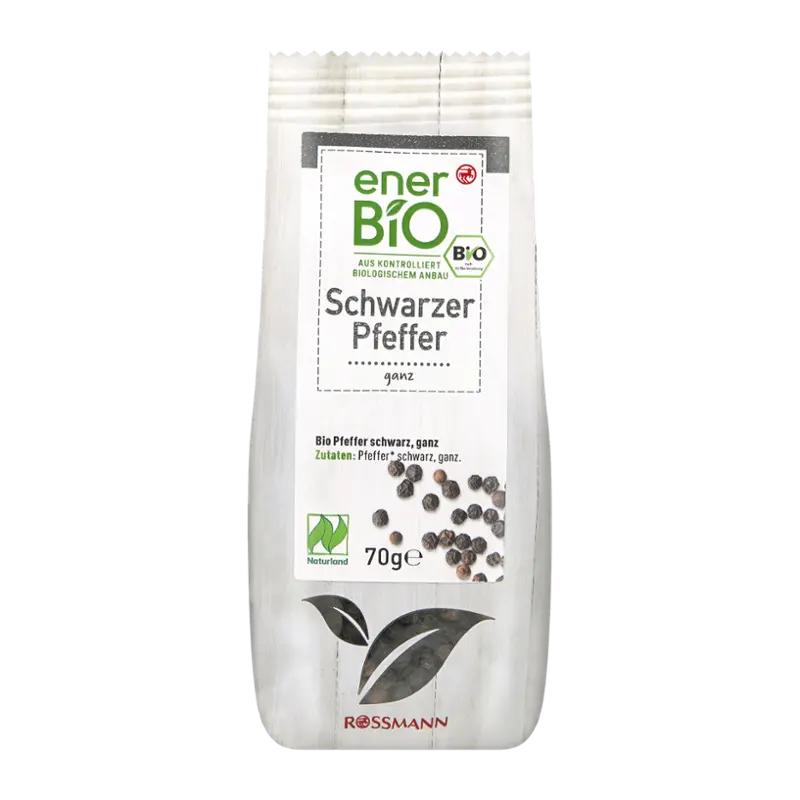 enerBiO BIO černý pepř celý, 70 g