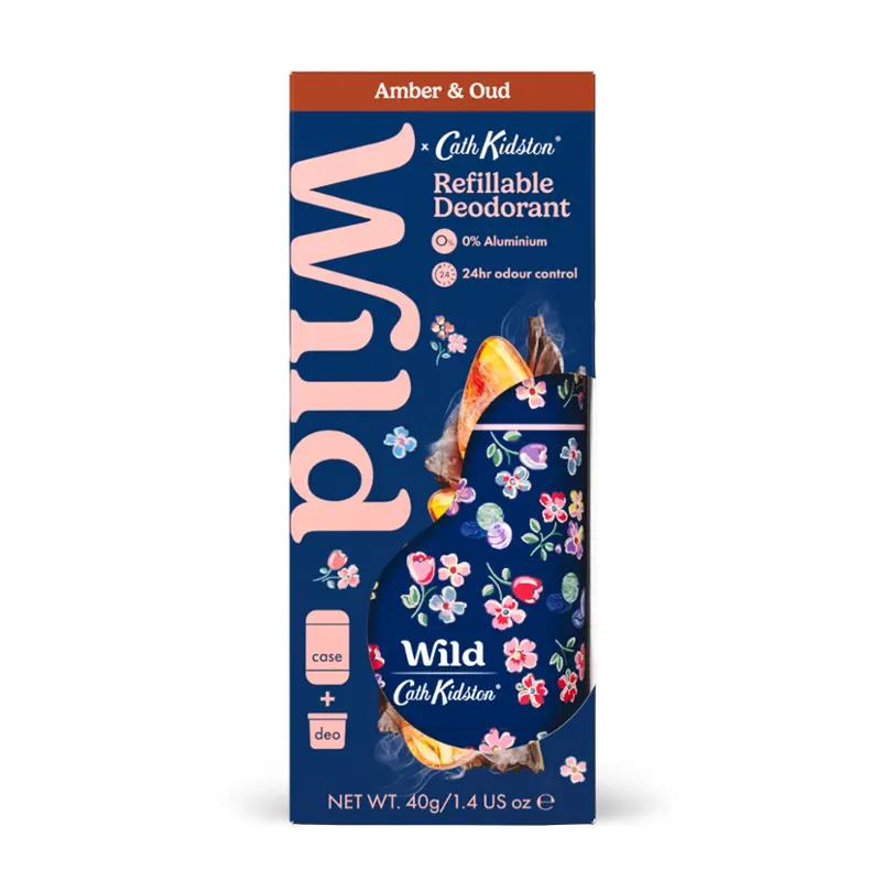 Wild Deodorant tuhý Starter Cath Kidstone Amber Oud