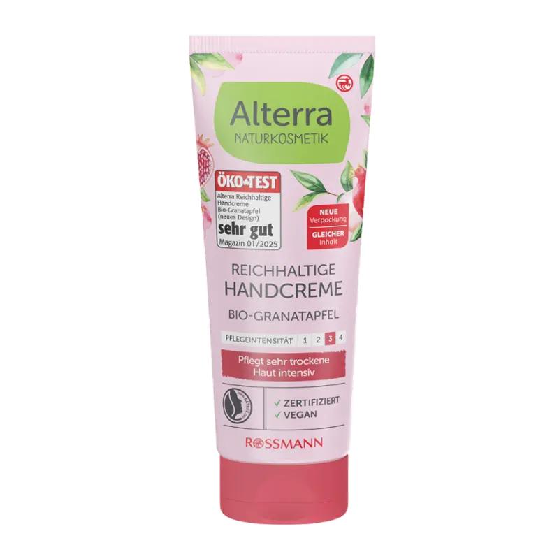 Alterra Naturkosmetik Krém na ruce granátové jablko, 75 ml