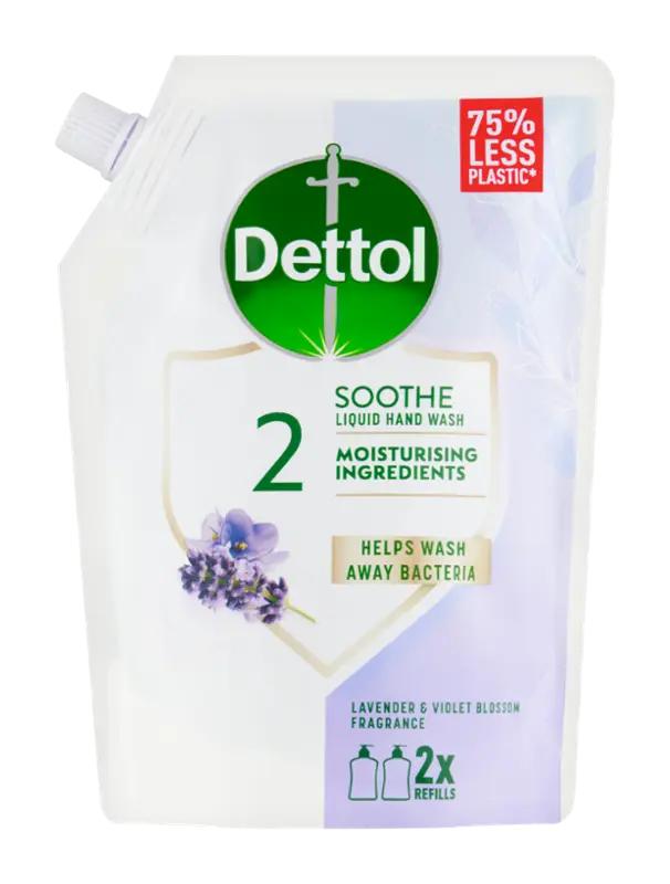 Dettol Tekuté mýdlo Levandule a fialka náhradní náplň, 500 ml