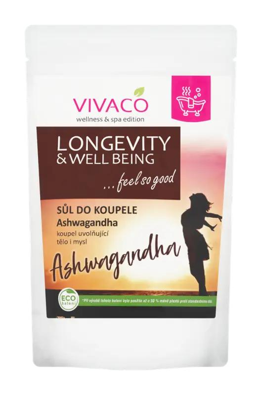 Vivaco Sůl do koupele ashwagandha, 1 kg
