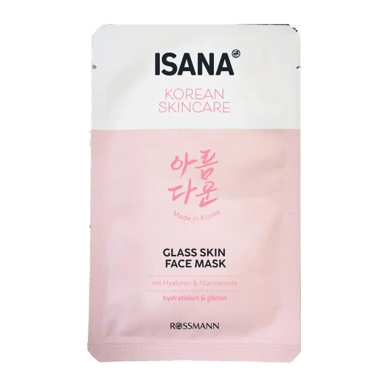 ISANA Pleťová maska Glass Skin, 1 ks