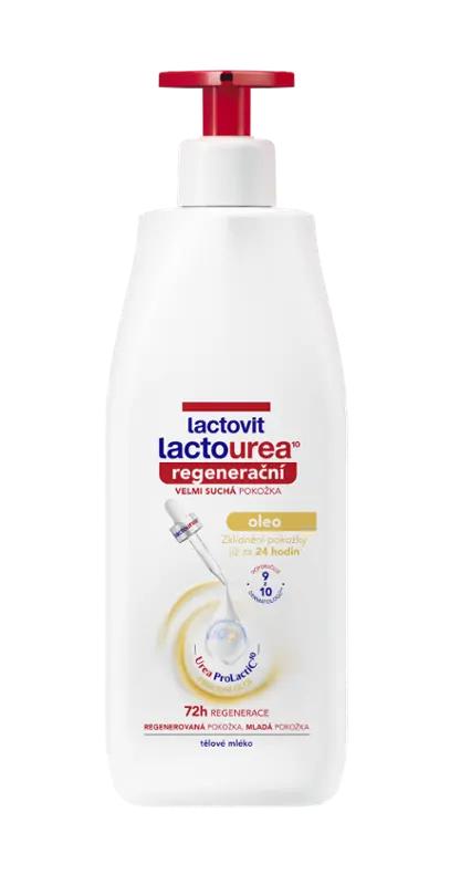 Lactovit Regenerační tělové mléko Lactourea, 400 ml