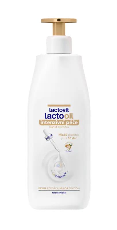 Lactovit Tělové mléko na suchou pokožku Lactooil, 400 ml