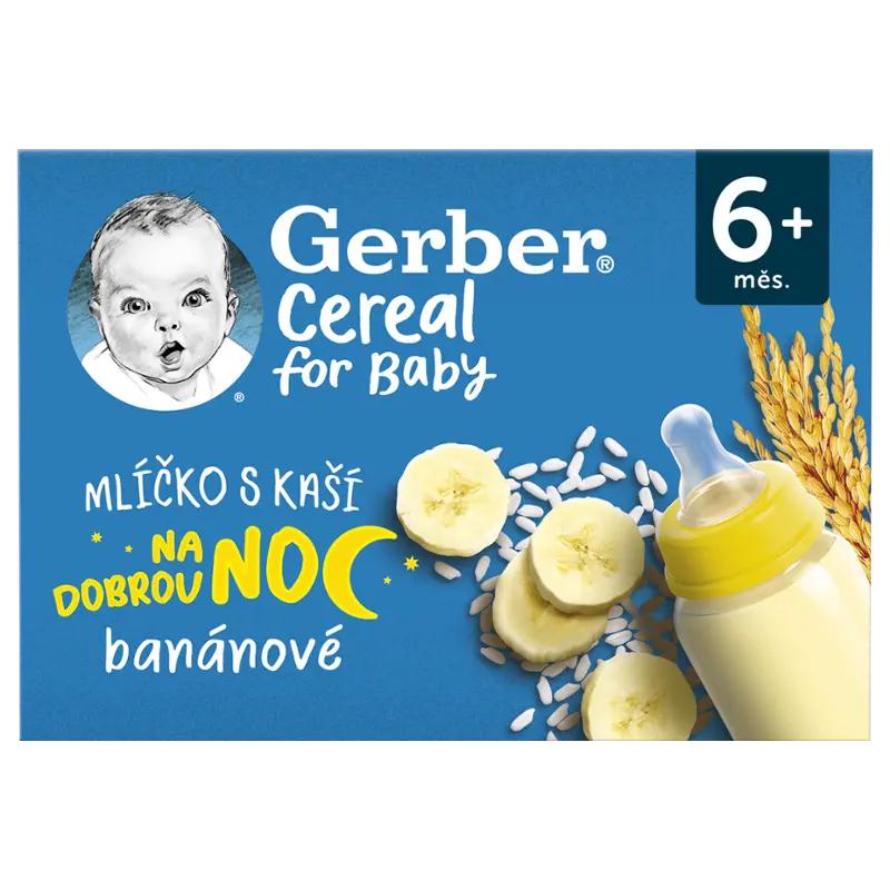 Gerber Mlíčko s kaší s banánovým pyré, 400 ml