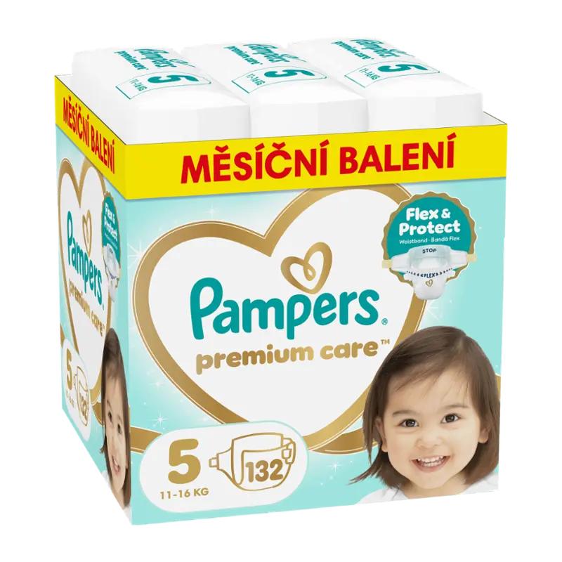 Pampers Pleny Premium Care, 11–16 kg, vel. 5, 132 ks