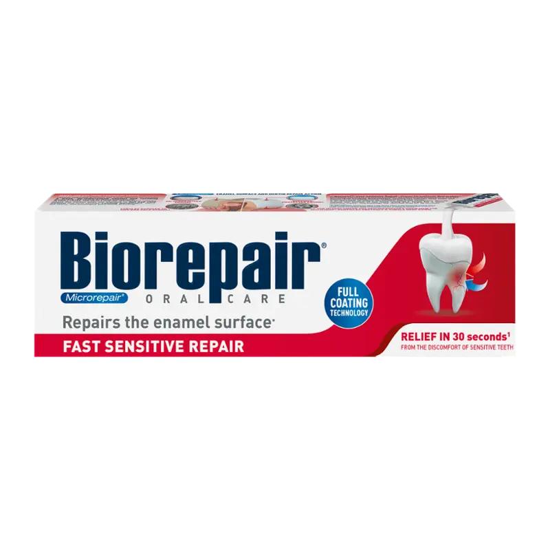 Biorepair Zubní pasta Fast Sensitive Repair, 75 ml