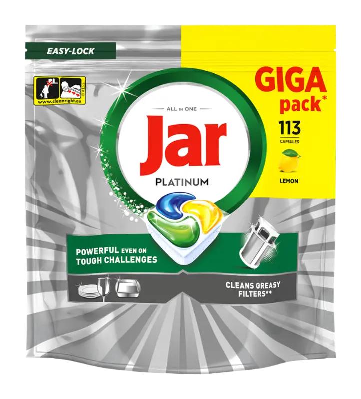 Jar Tablety do myčky Platinum All in one Lemon, 113 ks