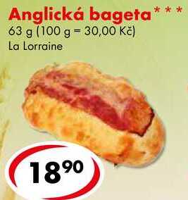 Anglická bageta, 63 g  