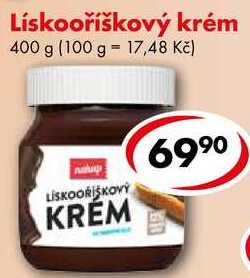 Lískooříškový krém, 400 g 