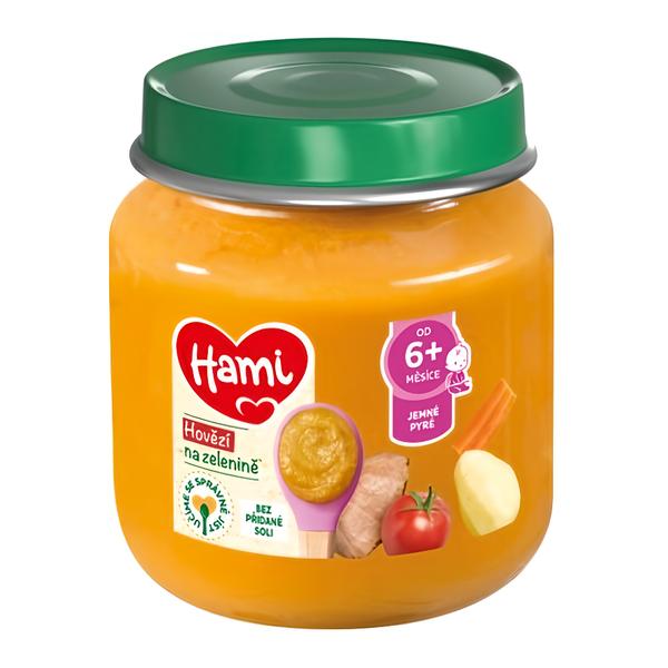 Hami Příkrm Hovězí na zelenině 6m+