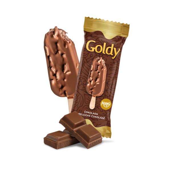 Miamo GOLDY čokoláda v belgické čokoládě s mandlemi