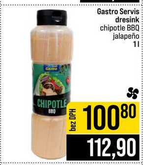 Gastro Servis dresink chipotle BBQ jalapeño 1l