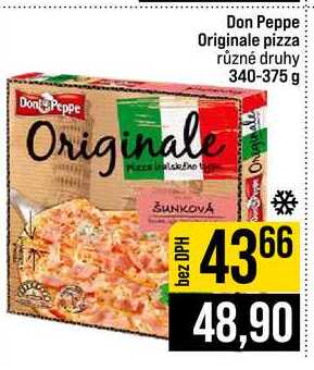 Don Peppe Originale pizza různé druhy 340-375 g 