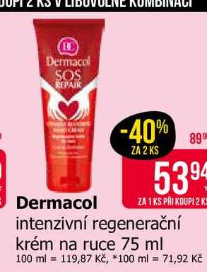 Dermacol intenzivní regenerační krém na ruce 75 ml
