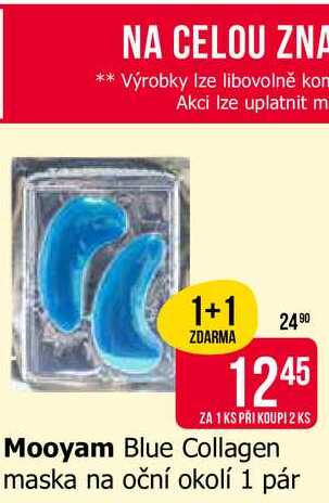 Mooyam Blue Collagen maska na oční okolí 1 pár 
