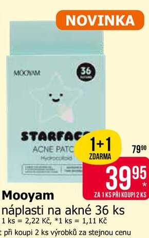 Mooyam náplasti na akné 36 ks