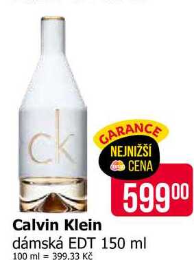 Calvin Klein dámská EDT 150 ml