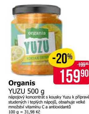 Organis YUZU 500 g