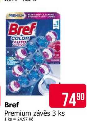 Bref Premium závěs 3 ks