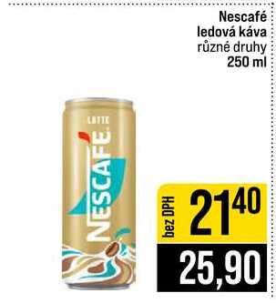 Nescafé ledová káva různé druhy 250 ml