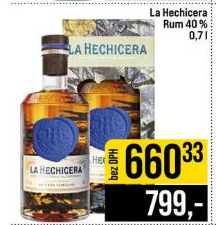 La Hechicera Rum 40% 0,7l