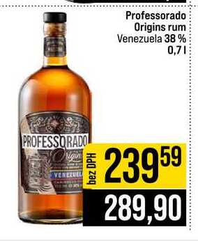 Professorado Origins rum Venezuela 38% 0,7l