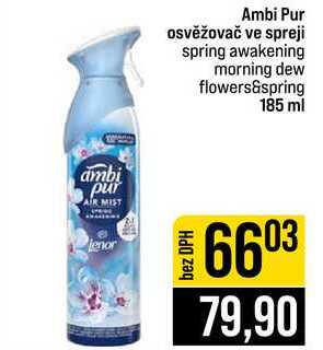 Ambi Pur osvěžovač ve spreji spring awakening morning dew flowers&spring 185 ml