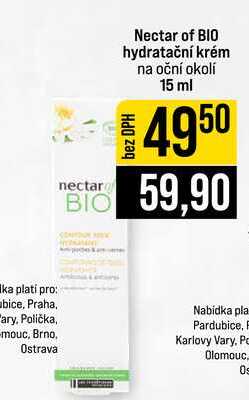 Nectar of BIO hydratační krém na oční okolí 15 ml 