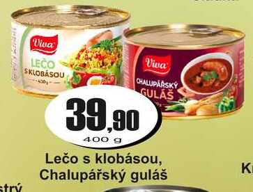 Lečo s klobásou, Chalupářský guláš 400 g