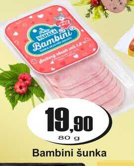 Bambini šunka 80 g
