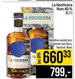 La Hechicera Rum 40% 0,7l