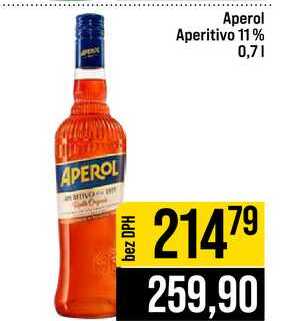 Aperol Aperitivo 11% 0,7l
