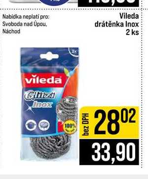 Vileda drátěnka Inox 2 ks 