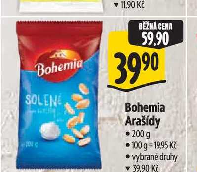 Bohemia Arašídy 200 g