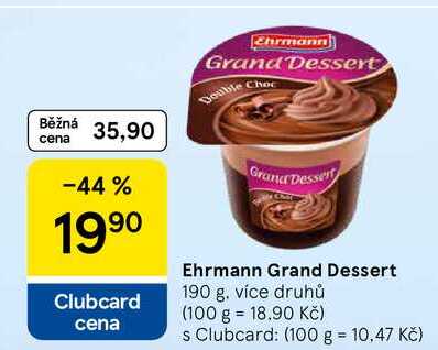 Ehrmann Grand Dessert, 190 g