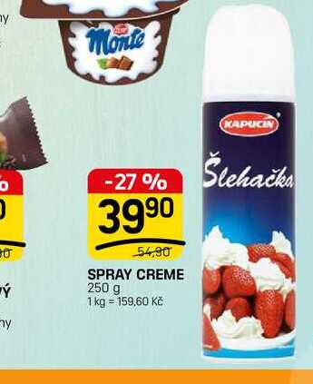 SPRAY CREME 250 g