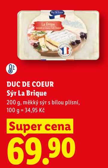 DUC DE COEUR Sýr La Brique, 200 g