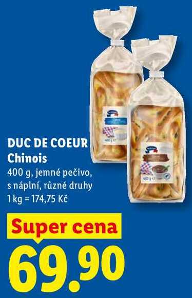DUC DE COEUR Chinois, 400 g