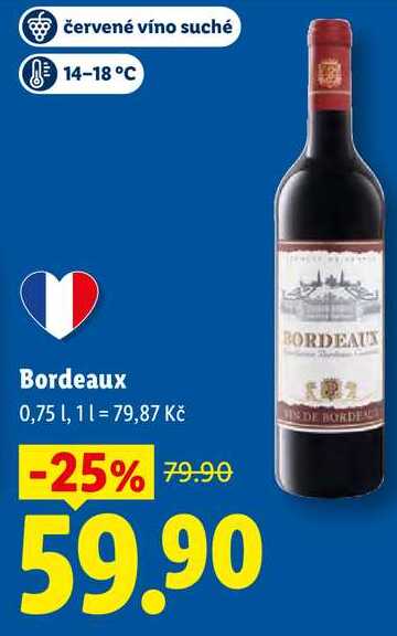 Bordeaux, 0,75 l