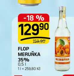 FLOP MERUŇKA 35% 0,5l